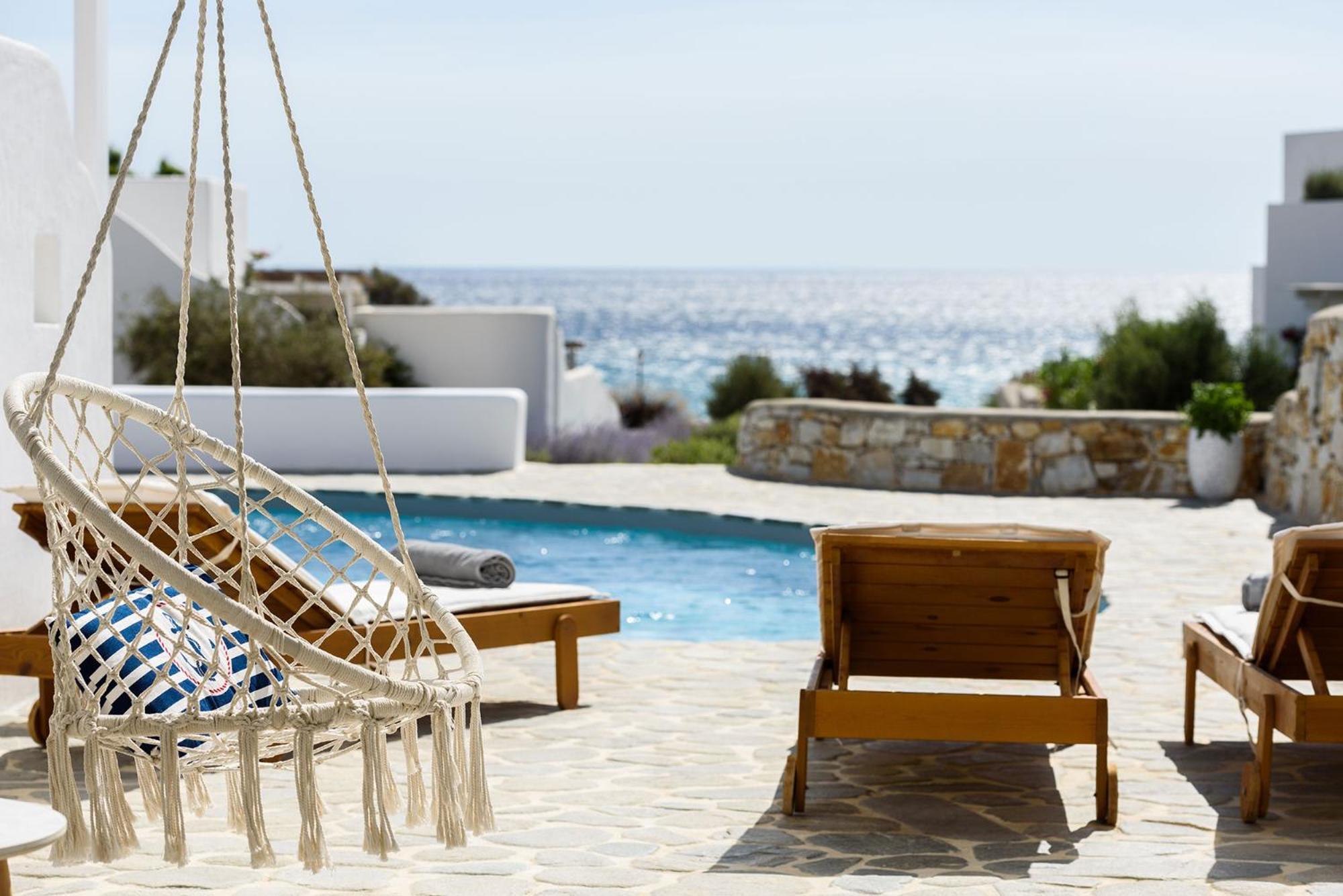 Helen Beach Front Luxury Villas Kastrákion エクステリア 写真