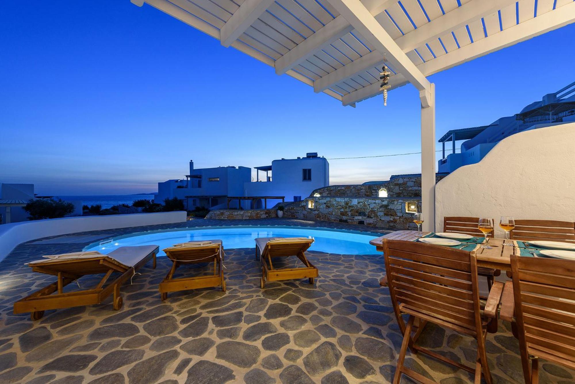 Helen Beach Front Luxury Villas Kastrákion エクステリア 写真