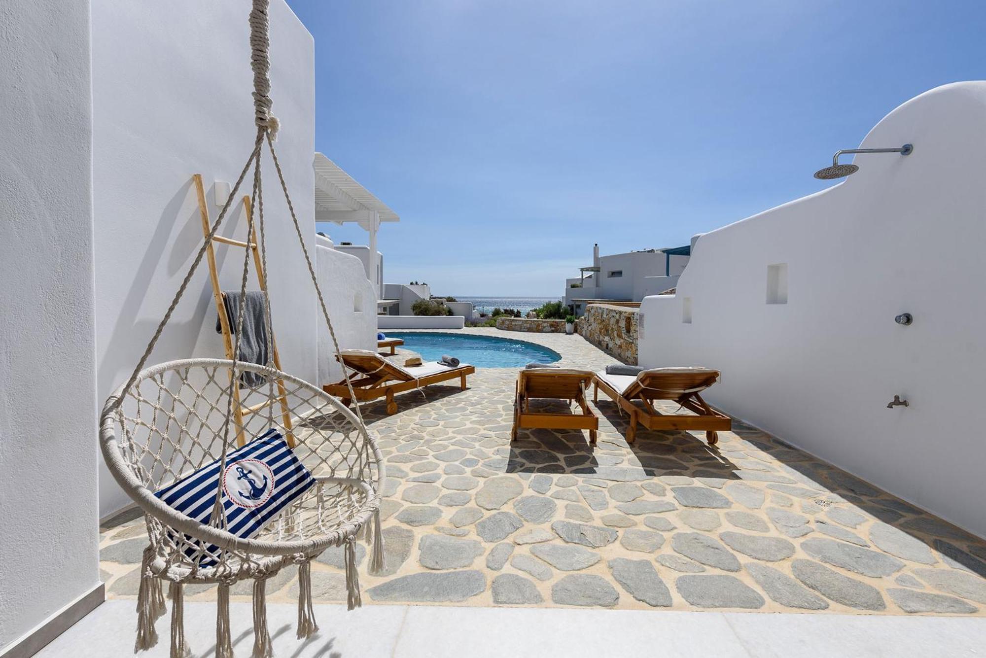 Helen Beach Front Luxury Villas Kastrákion エクステリア 写真