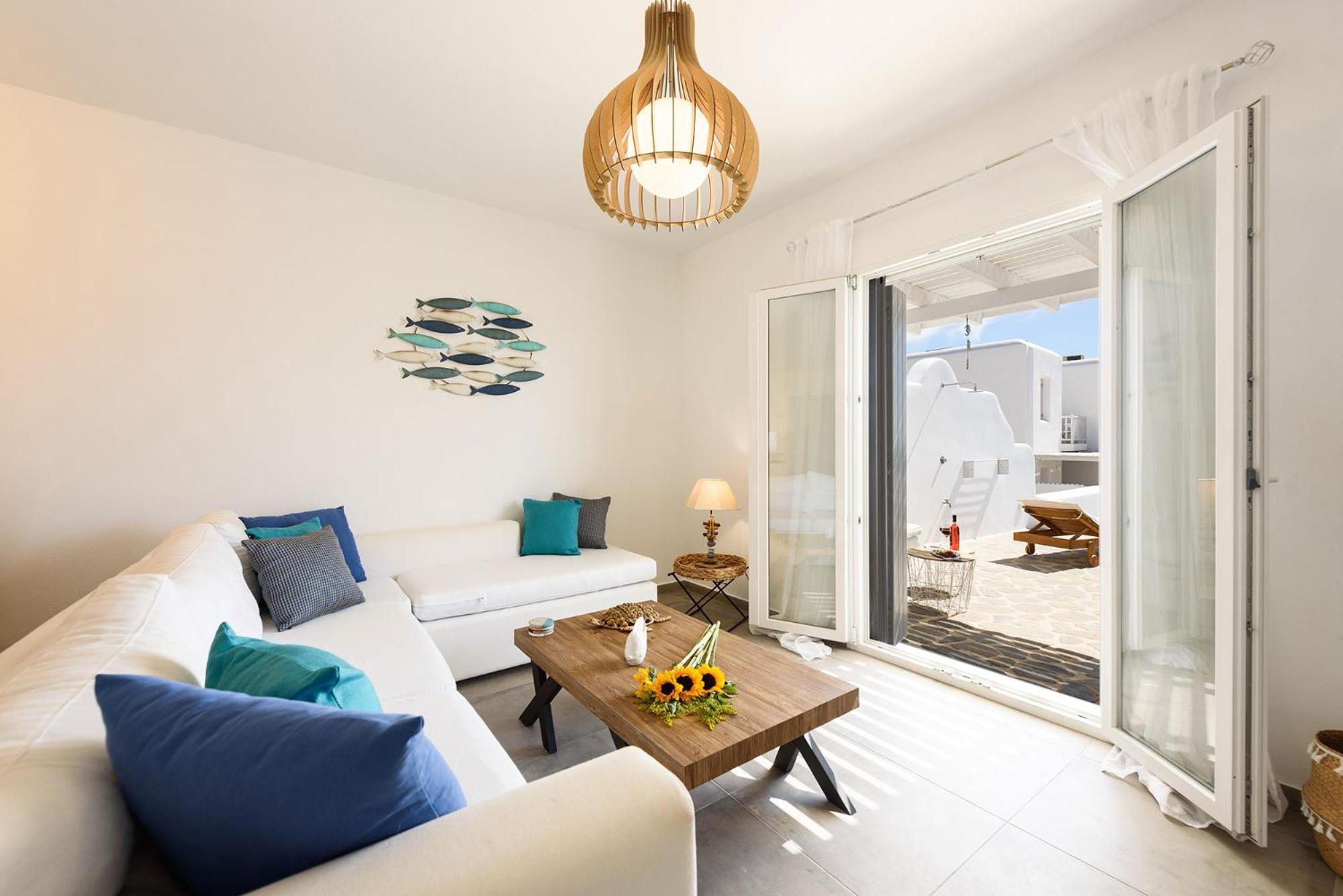 Helen Beach Front Luxury Villas Kastrákion エクステリア 写真