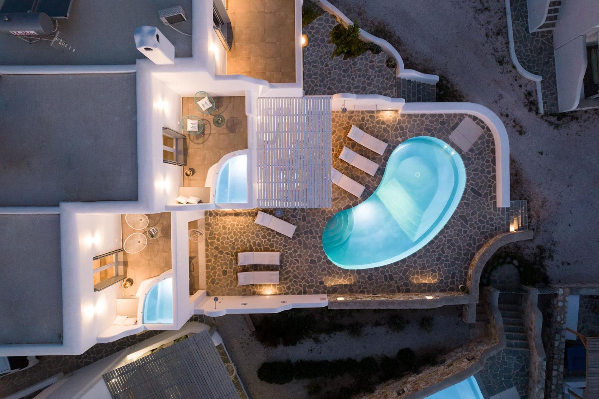 Helen Beach Front Luxury Villas Kastrákion エクステリア 写真