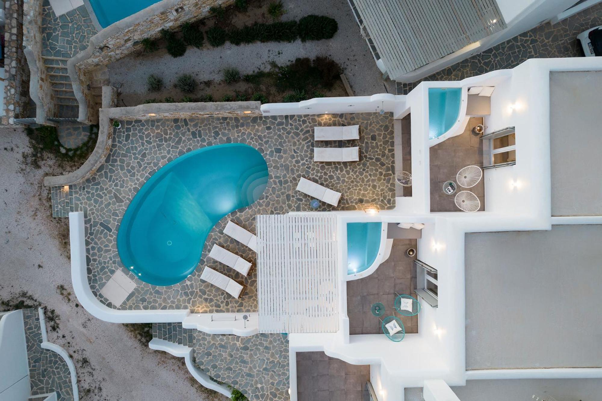 Helen Beach Front Luxury Villas Kastrákion エクステリア 写真
