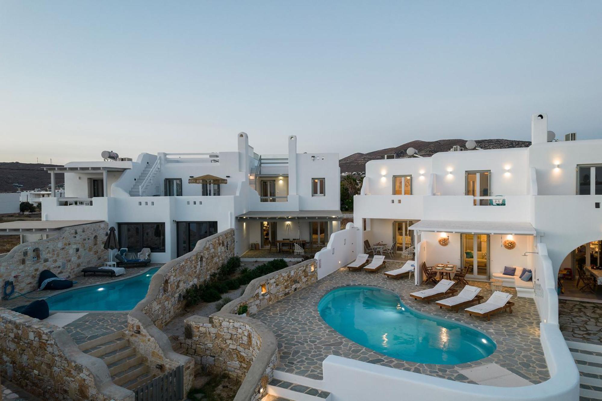 Helen Beach Front Luxury Villas Kastrákion エクステリア 写真